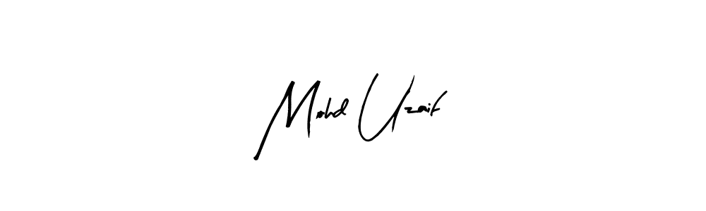 How to make Mohd Uzaif signature? Arty Signature is a professional autograph style. Create handwritten signature for Mohd Uzaif name. Mohd Uzaif signature style 8 images and pictures png