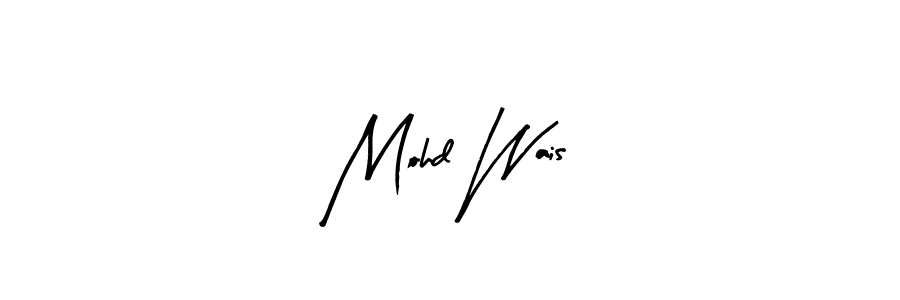 Here are the top 10 professional signature styles for the name Mohd Wais. These are the best autograph styles you can use for your name. Mohd Wais signature style 8 images and pictures png