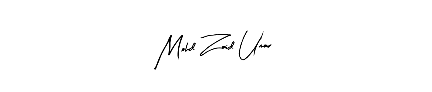 How to make Mohd Zaid Umar signature? Arty Signature is a professional autograph style. Create handwritten signature for Mohd Zaid Umar name. Mohd Zaid Umar signature style 8 images and pictures png