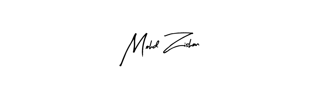 Also we have Mohd Zishan name is the best signature style. Create professional handwritten signature collection using Arty Signature autograph style. Mohd Zishan signature style 8 images and pictures png