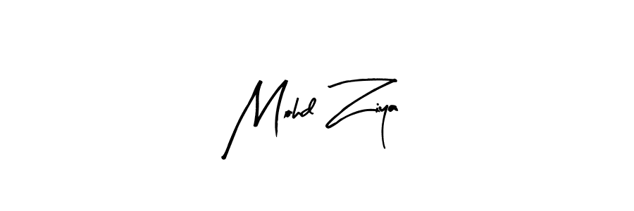 Similarly Arty Signature is the best handwritten signature design. Signature creator online .You can use it as an online autograph creator for name Mohd Ziya. Mohd Ziya signature style 8 images and pictures png