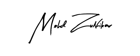 Make a beautiful signature design for name Mohd Zulfikar. With this signature (Arty Signature) style, you can create a handwritten signature for free. Mohd Zulfikar signature style 8 images and pictures png