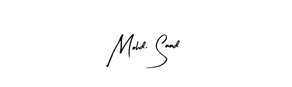 You can use this online signature creator to create a handwritten signature for the name Mohd. Saad. This is the best online autograph maker. Mohd. Saad signature style 8 images and pictures png