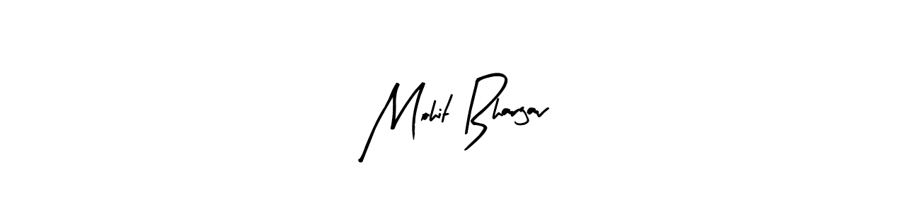 Design your own signature with our free online signature maker. With this signature software, you can create a handwritten (Arty Signature) signature for name Mohit Bhargav. Mohit Bhargav signature style 8 images and pictures png