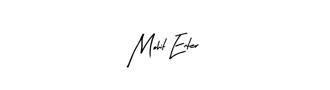 Design your own signature with our free online signature maker. With this signature software, you can create a handwritten (Arty Signature) signature for name Mohit Enter. Mohit Enter signature style 8 images and pictures png
