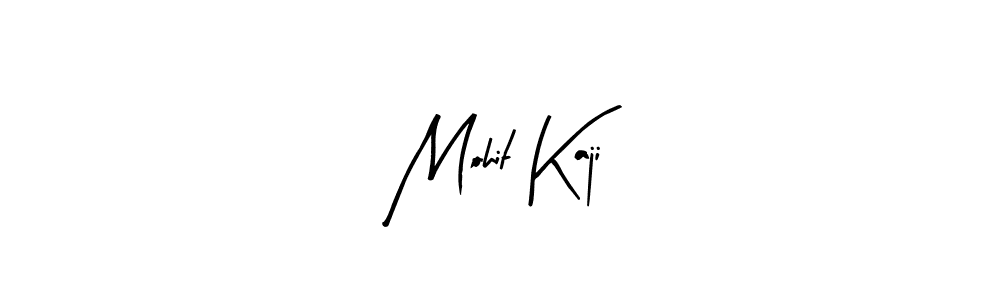 Similarly Arty Signature is the best handwritten signature design. Signature creator online .You can use it as an online autograph creator for name Mohit Kaji. Mohit Kaji signature style 8 images and pictures png