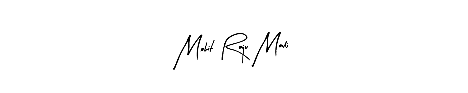 Also You can easily find your signature by using the search form. We will create Mohit Raju Mali name handwritten signature images for you free of cost using Arty Signature sign style. Mohit Raju Mali signature style 8 images and pictures png