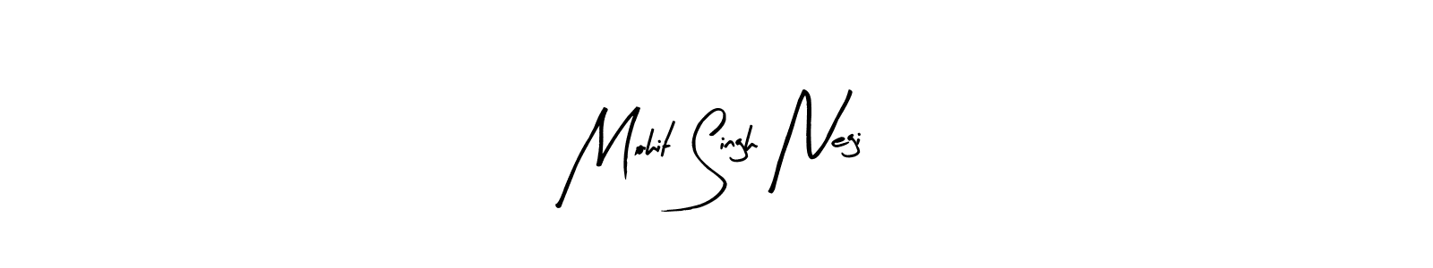 The best way (Arty Signature) to make a short signature is to pick only two or three words in your name. The name Mohit Singh Negi include a total of six letters. For converting this name. Mohit Singh Negi signature style 8 images and pictures png