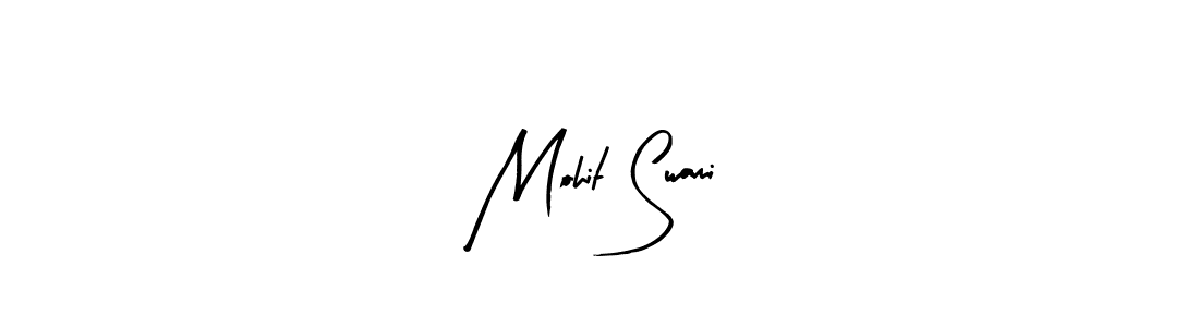 Create a beautiful signature design for name Mohit Swami. With this signature (Arty Signature) fonts, you can make a handwritten signature for free. Mohit Swami signature style 8 images and pictures png