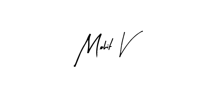 Make a beautiful signature design for name Mohit V. Use this online signature maker to create a handwritten signature for free. Mohit V signature style 8 images and pictures png