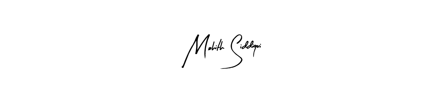 if you are searching for the best signature style for your name Mohith Siddiqui. so please give up your signature search. here we have designed multiple signature styles  using Arty Signature. Mohith Siddiqui signature style 8 images and pictures png