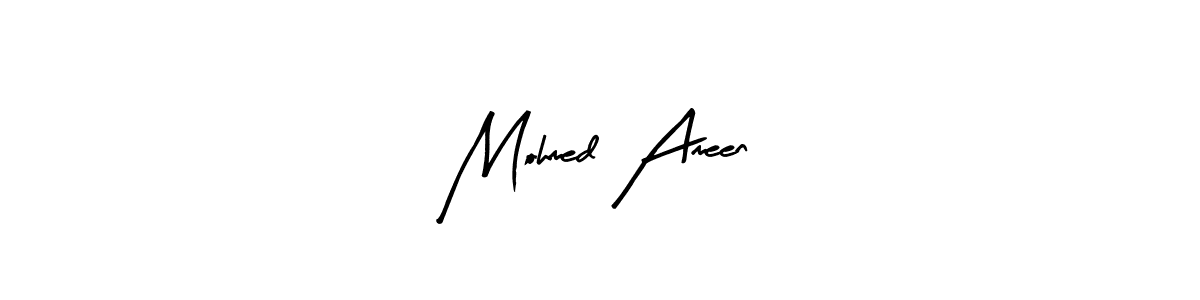 You can use this online signature creator to create a handwritten signature for the name Mohmed Ameen. This is the best online autograph maker. Mohmed Ameen signature style 8 images and pictures png