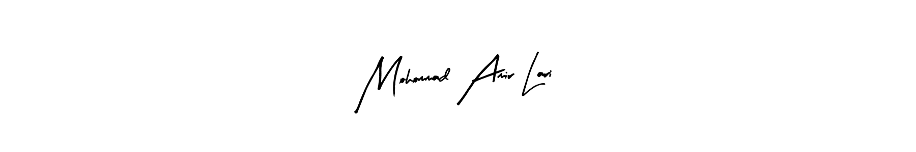 How to Draw Mohommad Amir Lari signature style? Arty Signature is a latest design signature styles for name Mohommad Amir Lari. Mohommad Amir Lari signature style 8 images and pictures png