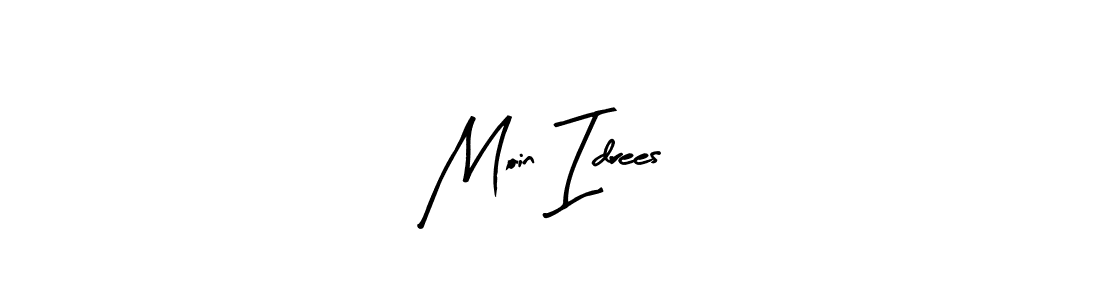How to make Moin Idrees signature? Arty Signature is a professional autograph style. Create handwritten signature for Moin Idrees name. Moin Idrees signature style 8 images and pictures png