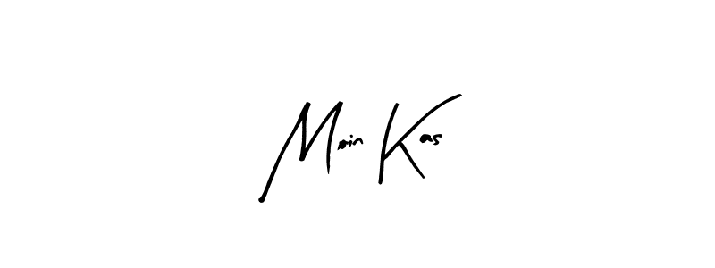 How to make Moin Kas name signature. Use Arty Signature style for creating short signs online. This is the latest handwritten sign. Moin Kas signature style 8 images and pictures png