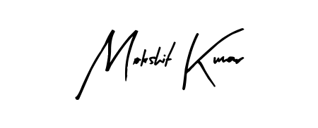 Designed for modern professionals: Mokshit Kumar name signature crafted with Arty Signature script. Ready for digital PDF workflows. Mokshit Kumar signature style 8 images and pictures png