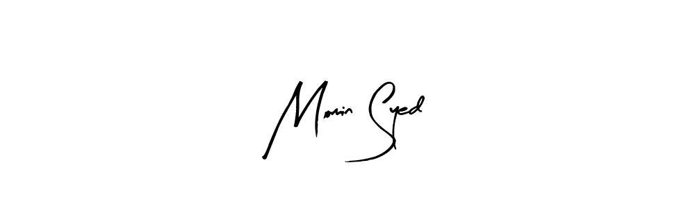 Use a signature maker to create a handwritten signature online. With this signature software, you can design (Arty Signature) your own signature for name Momin Syed. Momin Syed signature style 8 images and pictures png