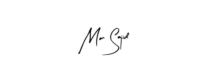 Also we have Mon Sajid name is the best signature style. Create professional handwritten signature collection using Arty Signature autograph style. Mon Sajid signature style 8 images and pictures png