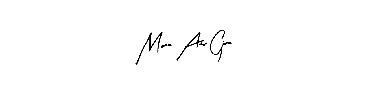 You should practise on your own different ways (Arty Signature) to write your name (Mona Amr Gira) in signature. don't let someone else do it for you. Mona Amr Gira signature style 8 images and pictures png