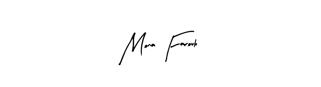 The best way (Arty Signature) to make a short signature is to pick only two or three words in your name. The name Mona Farouk include a total of six letters. For converting this name. Mona Farouk signature style 8 images and pictures png