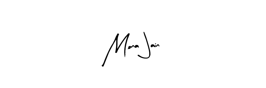 Similarly Arty Signature is the best handwritten signature design. Signature creator online .You can use it as an online autograph creator for name Mona Jain. Mona Jain signature style 8 images and pictures png