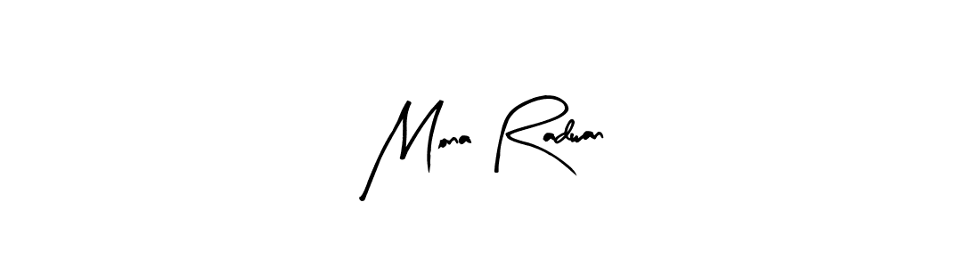 Make a beautiful signature design for name Mona Radwan. With this signature (Arty Signature) style, you can create a handwritten signature for free. Mona Radwan signature style 8 images and pictures png