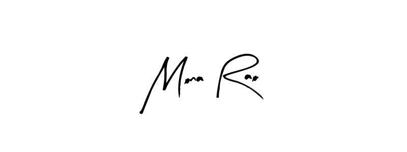 Create a beautiful signature design for name Mona Rao. With this signature (Arty Signature) fonts, you can make a handwritten signature for free. Mona Rao signature style 8 images and pictures png