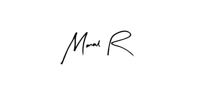 Monal R stylish signature style. Best Handwritten Sign (Arty Signature) for my name. Handwritten Signature Collection Ideas for my name Monal R. Monal R signature style 8 images and pictures png