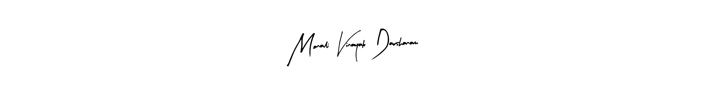 Use a signature maker to create a handwritten signature online. With this signature software, you can design (Arty Signature) your own signature for name Monali Vinayak Darshanam. Monali Vinayak Darshanam signature style 8 images and pictures png