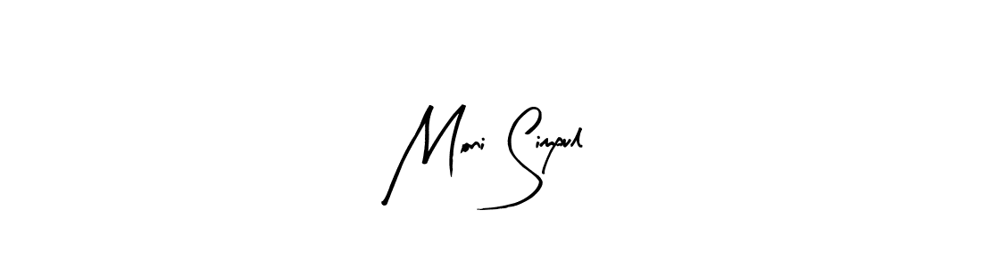 How to Draw Moni Simpul signature style? Arty Signature is a latest design signature styles for name Moni Simpul. Moni Simpul signature style 8 images and pictures png