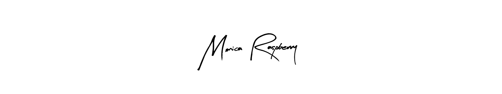 How to make Monica Raspberry name signature. Use Arty Signature style for creating short signs online. This is the latest handwritten sign. Monica Raspberry signature style 8 images and pictures png