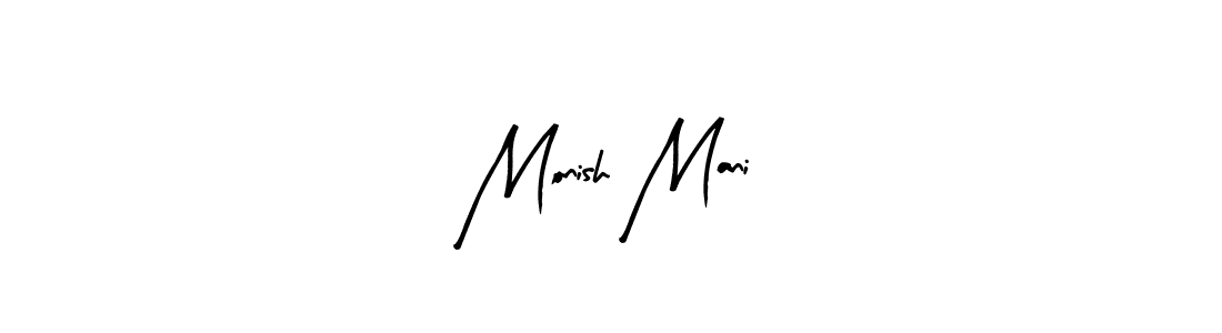 Once you've used our free online signature maker to create your best signature Arty Signature style, it's time to enjoy all of the benefits that Monish Mani name signing documents. Monish Mani signature style 8 images and pictures png