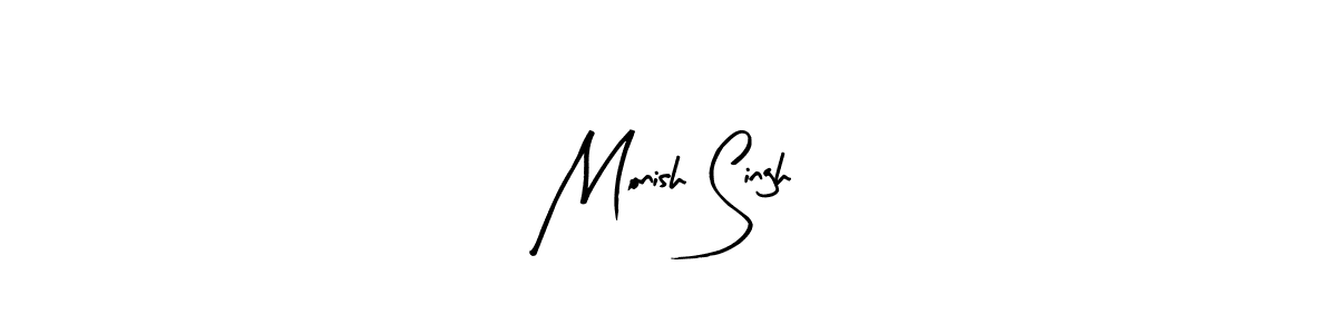 How to Draw Monish Singh signature style? Arty Signature is a latest design signature styles for name Monish Singh. Monish Singh signature style 8 images and pictures png