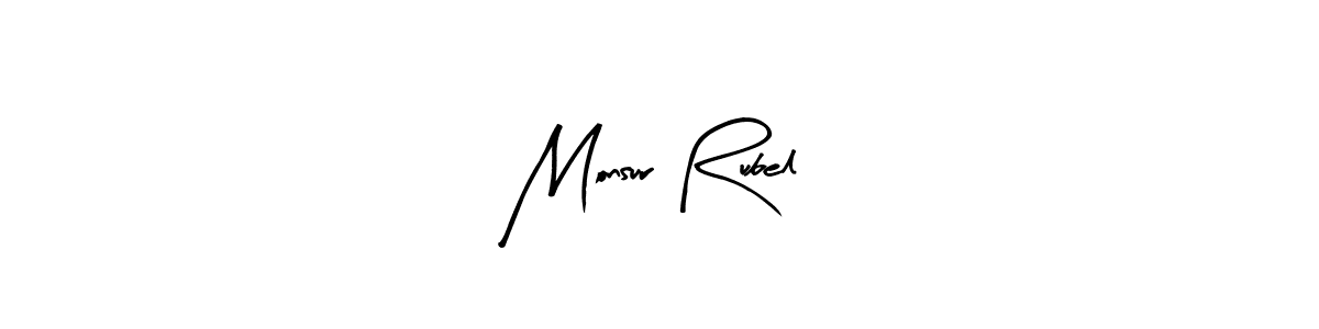 Make a beautiful signature design for name Monsur Rubel. With this signature (Arty Signature) style, you can create a handwritten signature for free. Monsur Rubel signature style 8 images and pictures png