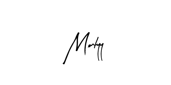 How to make Montyy name signature. Use Arty Signature style for creating short signs online. This is the latest handwritten sign. Montyy signature style 8 images and pictures png