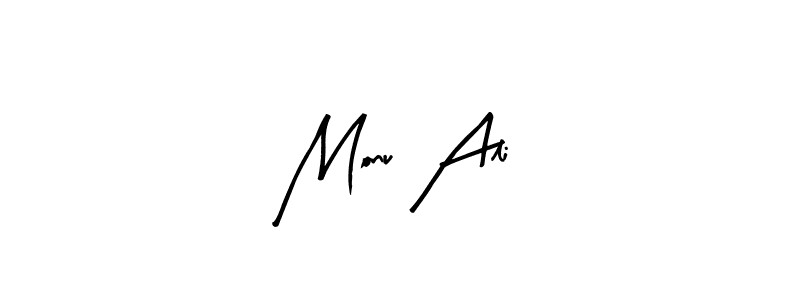 Use a signature maker to create a handwritten signature online. With this signature software, you can design (Arty Signature) your own signature for name Monu Ali. Monu Ali signature style 8 images and pictures png