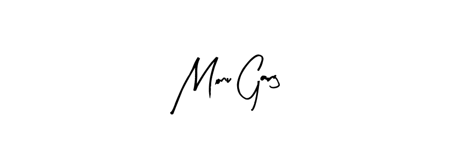 You should practise on your own different ways (Arty Signature) to write your name (Monu Garg) in signature. don't let someone else do it for you. Monu Garg signature style 8 images and pictures png