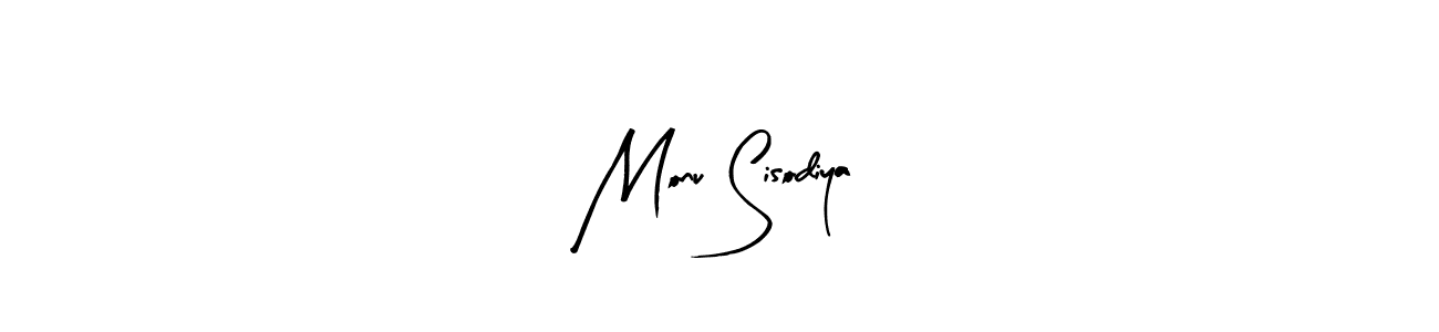 Also we have Monu Sisodiya name is the best signature style. Create professional handwritten signature collection using Arty Signature autograph style. Monu Sisodiya signature style 8 images and pictures png