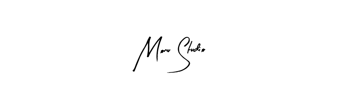 Make a beautiful signature design for name Monu Studio. With this signature (Arty Signature) style, you can create a handwritten signature for free. Monu Studio signature style 8 images and pictures png
