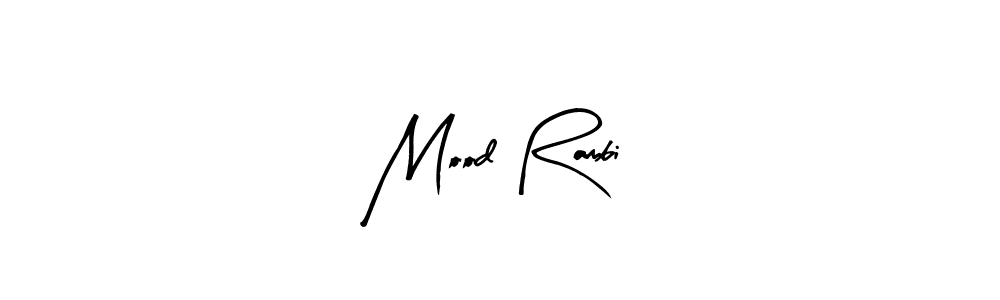 The best way (Arty Signature) to make a short signature is to pick only two or three words in your name. The name Mood Rambi include a total of six letters. For converting this name. Mood Rambi signature style 8 images and pictures png