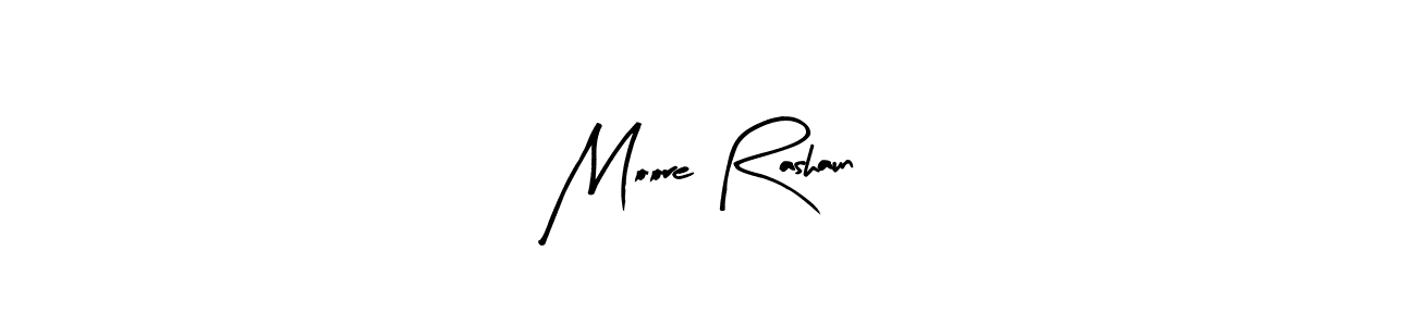 Make a beautiful signature design for name Moore Rashaun. Use this online signature maker to create a handwritten signature for free. Moore Rashaun signature style 8 images and pictures png