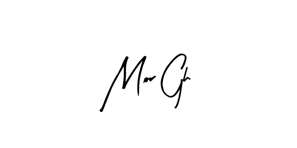 The best way (Arty Signature) to make a short signature is to pick only two or three words in your name. The name Mor Gh include a total of six letters. For converting this name. Mor Gh signature style 8 images and pictures png