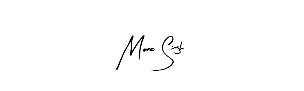 Use a signature maker to create a handwritten signature online. With this signature software, you can design (Arty Signature) your own signature for name More Singh. More Singh signature style 8 images and pictures png