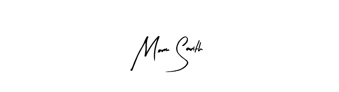 Design your own signature with our free online signature maker. With this signature software, you can create a handwritten (Arty Signature) signature for name Morm Sarith. Morm Sarith signature style 8 images and pictures png