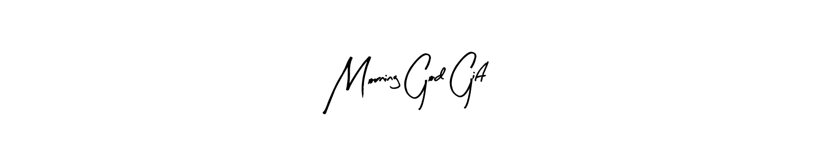 Once you've used our free online signature maker to create your best signature Arty Signature style, it's time to enjoy all of the benefits that Morning God Gift name signing documents. Morning God Gift signature style 8 images and pictures png