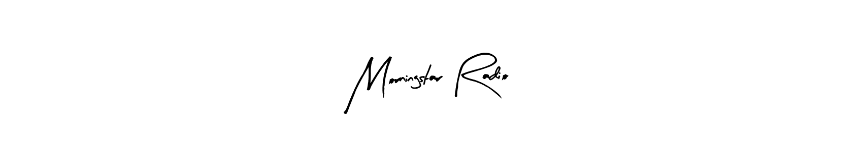 Best and Professional Signature Style for Morningstar Radio. Arty Signature Best Signature Style Collection. Morningstar Radio signature style 8 images and pictures png
