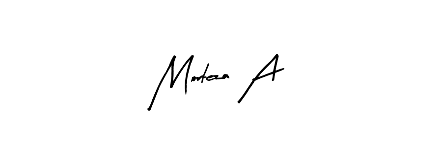 Arty Signature is a professional signature style that is perfect for those who want to add a touch of class to their signature. It is also a great choice for those who want to make their signature more unique. Get Morteza A name to fancy signature for free. Morteza A signature style 8 images and pictures png