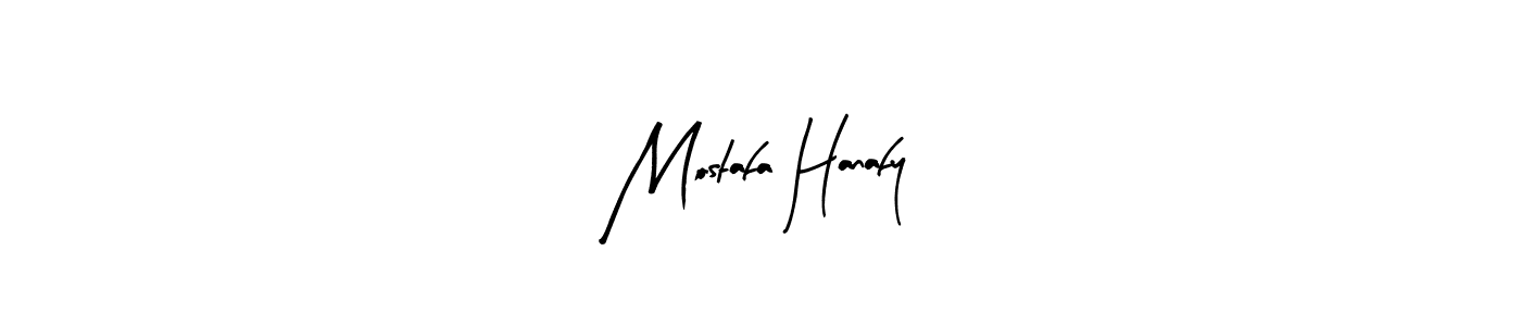How to make Mostafa Hanafy name signature. Use Arty Signature style for creating short signs online. This is the latest handwritten sign. Mostafa Hanafy signature style 8 images and pictures png