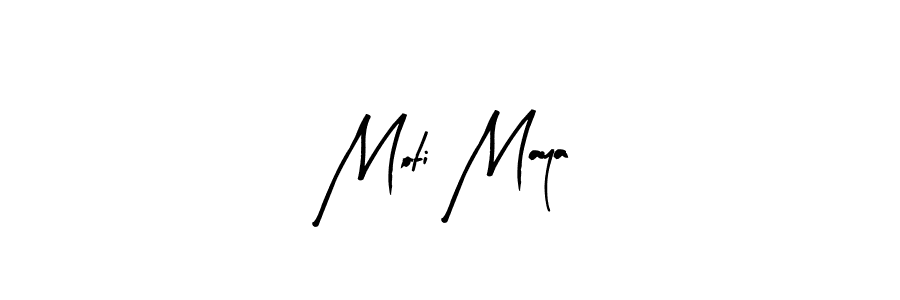 Moti Maya stylish signature style. Best Handwritten Sign (Arty Signature) for my name. Handwritten Signature Collection Ideas for my name Moti Maya. Moti Maya signature style 8 images and pictures png