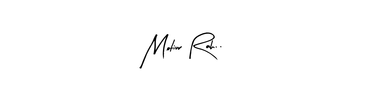 You can use this online signature creator to create a handwritten signature for the name Motiur Rah... This is the best online autograph maker. Motiur Rah.. signature style 8 images and pictures png